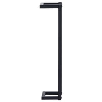 vidaXL fekete vas törölközőtartó 60 cm magas 5