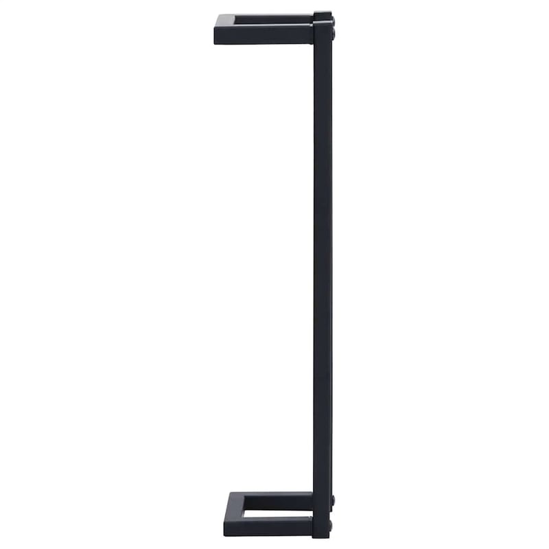 vidaXL fekete vas törölközőtartó 60 cm magas