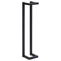vidaXL fekete vas törölközőtartó 60 cm magas 6