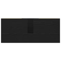 vidaXL Fürdőszobai mosdószekrény Fekete tölgy 80x33x60 cm 9