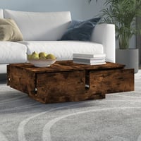 vidaXL füstös tölgy dohányzóasztal 90x60x31 cm 3