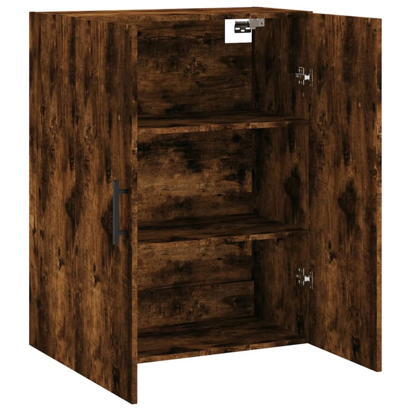 vidaXL füstös tölgy fali szekrény 69,5x34x90 cm