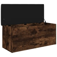 vidaXL füstös tölgy szerelt fa tárolópad 102x42x45 cm 4