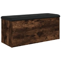 vidaXL füstös tölgy szerelt fa tárolópad 102x42x45 cm 6