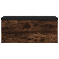 vidaXL füstös tölgy szerelt fa tárolópad 102x42x45 cm 5