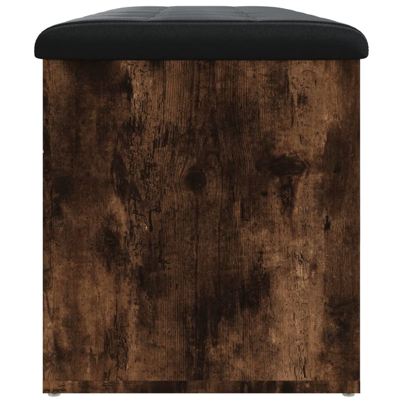 vidaXL füstös tölgy szerelt fa tárolópad 102x42x45 cm