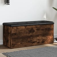 vidaXL füstös tölgy szerelt fa tárolópad 102x42x45 cm 1