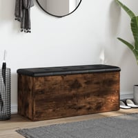 vidaXL füstös tölgy szerelt fa tárolópad 102x42x45 cm 3