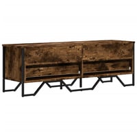 vidaXL füstös tölgy TV-szekrény 122x34x41 cm szerelt 6