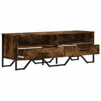 vidaXL füstös tölgy TV-szekrény 122x34x41 cm szerelt 7