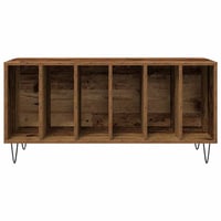 vidaXL Hanglemez szekrény polcokkal régi fa stílusban 100x38x48cm 5