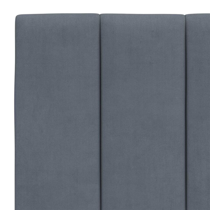 vidaXL Hanko 140 cm sötétszürke bársony fejtámla párna