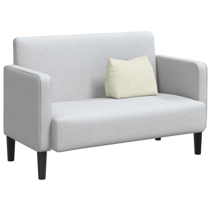 vidaXL Hátpárna Krém Bársonyos 45x20x35 cm