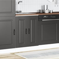 vidaXL Kalmar Mosogató Aljzat Szekrény 60x46x81,5 cm Fekete 3