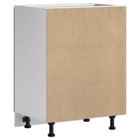 vidaXL Kalmar Mosogató Aljzat Szekrény 60x46x81,5 cm Fekete 7