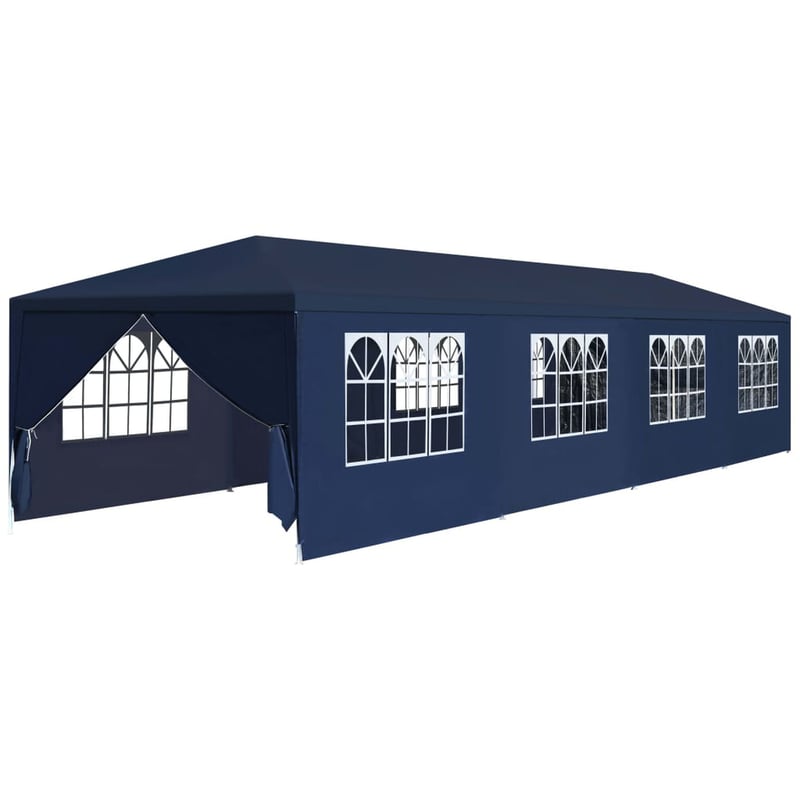 vidaXL kék kerti pavilon 3x12 m vízálló tetővel