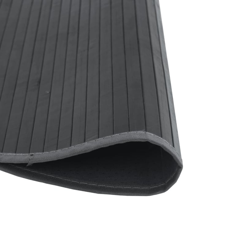 vidaXL kerek bambusz szőnyeg 60 cm szürke