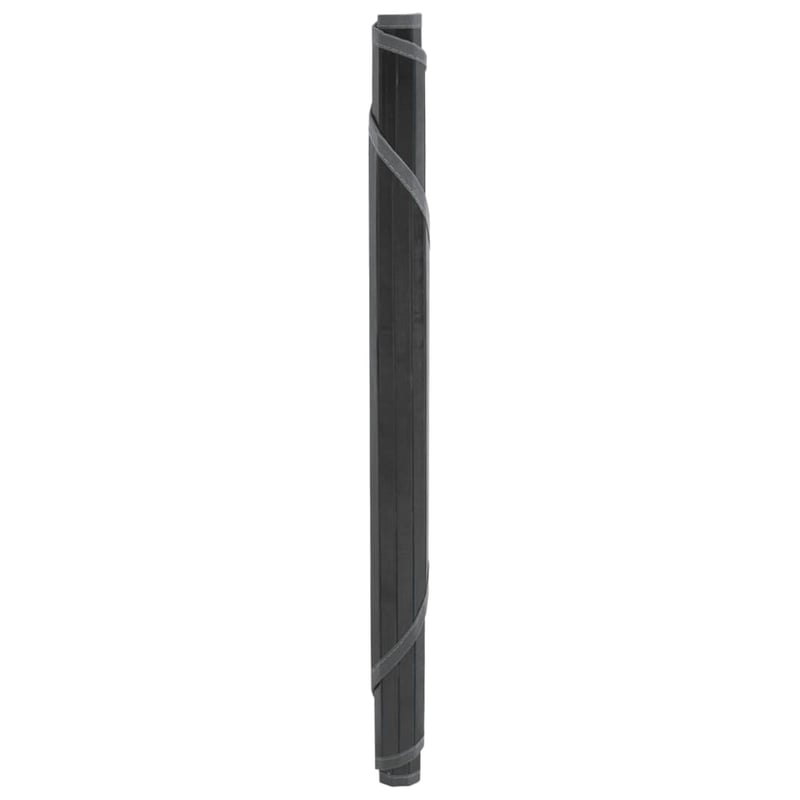 vidaXL kerek bambusz szőnyeg 60 cm szürke
