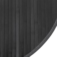 vidaXL kerek bambusz szőnyeg 60 cm szürke 6