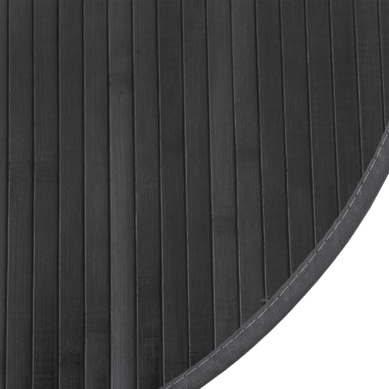 vidaXL kerek bambusz szőnyeg 60 cm szürke
