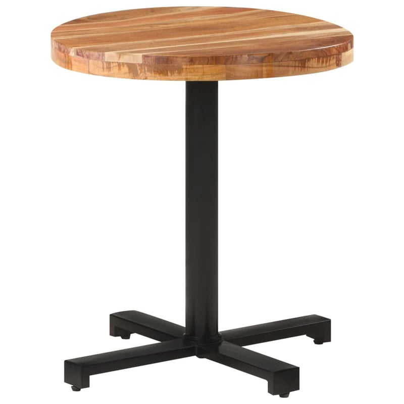 vidaXL kerek bisztróasztal 70 cm akácfa