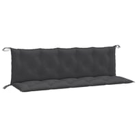 vidaXL kerti pad párna szett 2 db antracit 180x50x7 cm 1