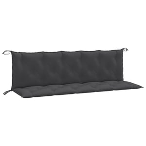 vidaXL poduška na záhradnú lavicu 2 ks – antracitová melanž – 180x50x7 cm