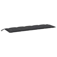 vidaXL kerti pad párna szett 2 db antracit 180x50x7 cm 5