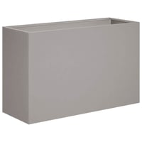 vidaXL Kerti Virágcserép Rozsdás Acél 80x40x50 cm Időjárásálló Fémcserép Kültéri Növénytartó 3