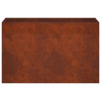 vidaXL Kerti Virágcserép Rozsdás Acél 80x40x50 cm Időjárásálló Fémcserép Kültéri Növénytartó 4