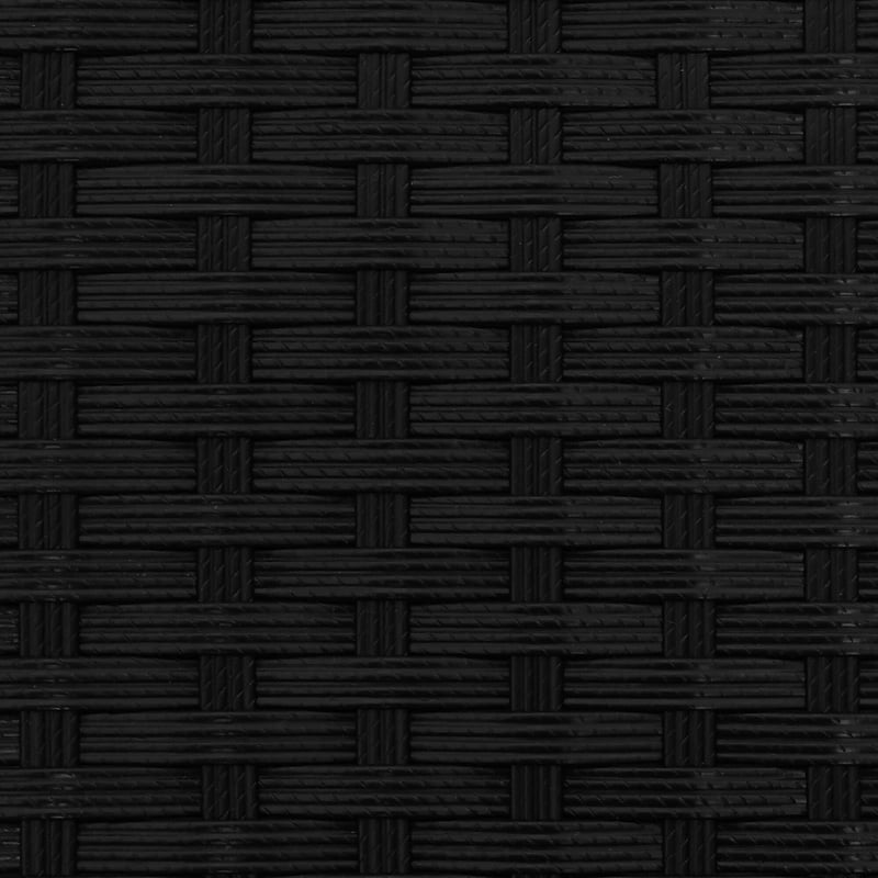 vidaXL Kertifuttató virágágyás Fekete 105x30x170cm Fém
