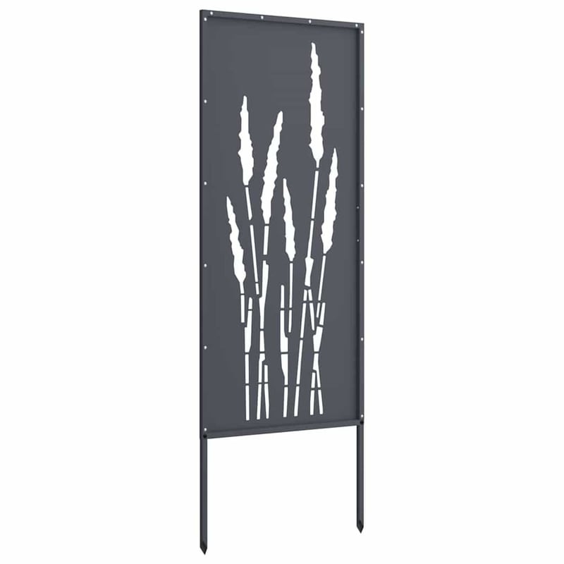 vidaXL Kertvédő vászon Antracit 50x140 cm Acél