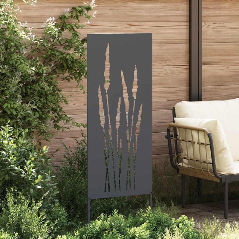 vidaXL Kertvédő vászon Antracit 50x140 cm Acél