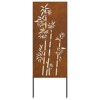 vidaXL Kertvédő vászon virágos rozsdamentes 50x140 cm 4