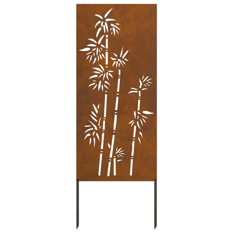 vidaXL Kertvédő vászon virágos rozsdamentes 50x140 cm