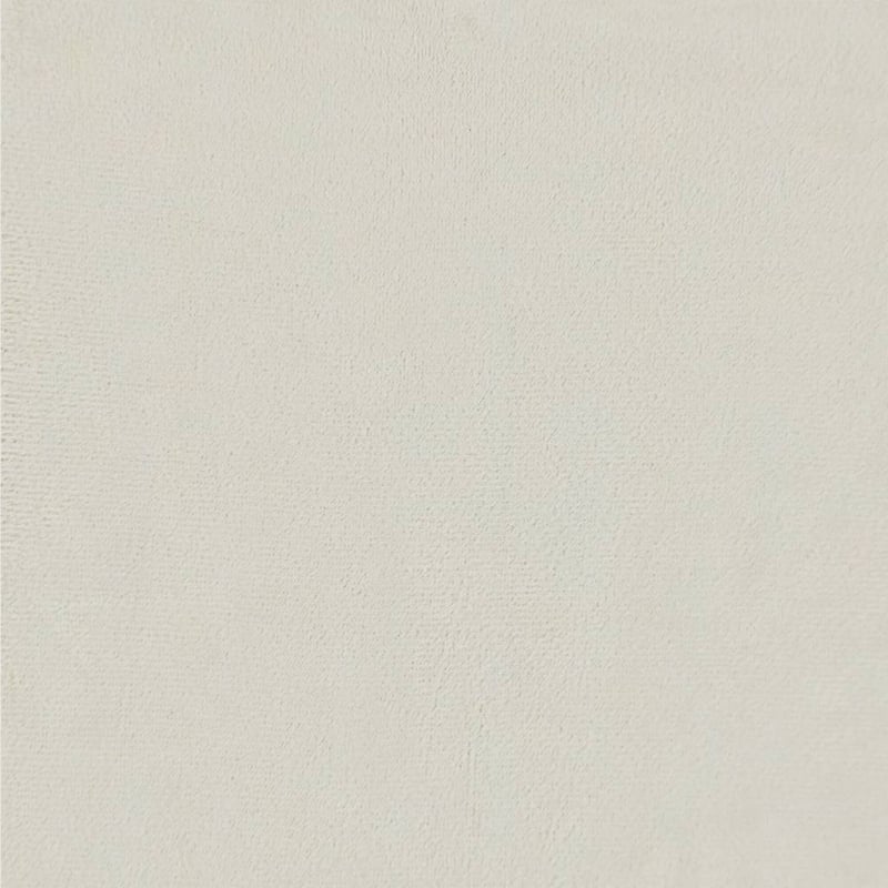 vidaXL krémszínű bársonypad háttámlával 119,5x64,5x75cm