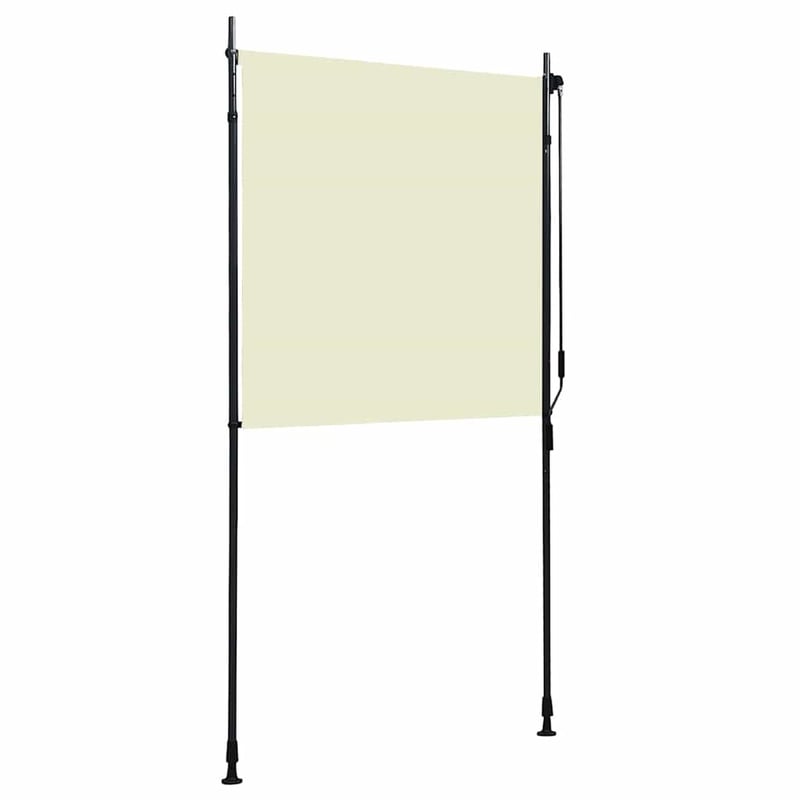 vidaXL krémszínű kültéri roló 120x270 cm
