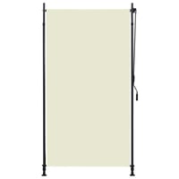 vidaXL krémszínű kültéri roló 120x270 cm 2