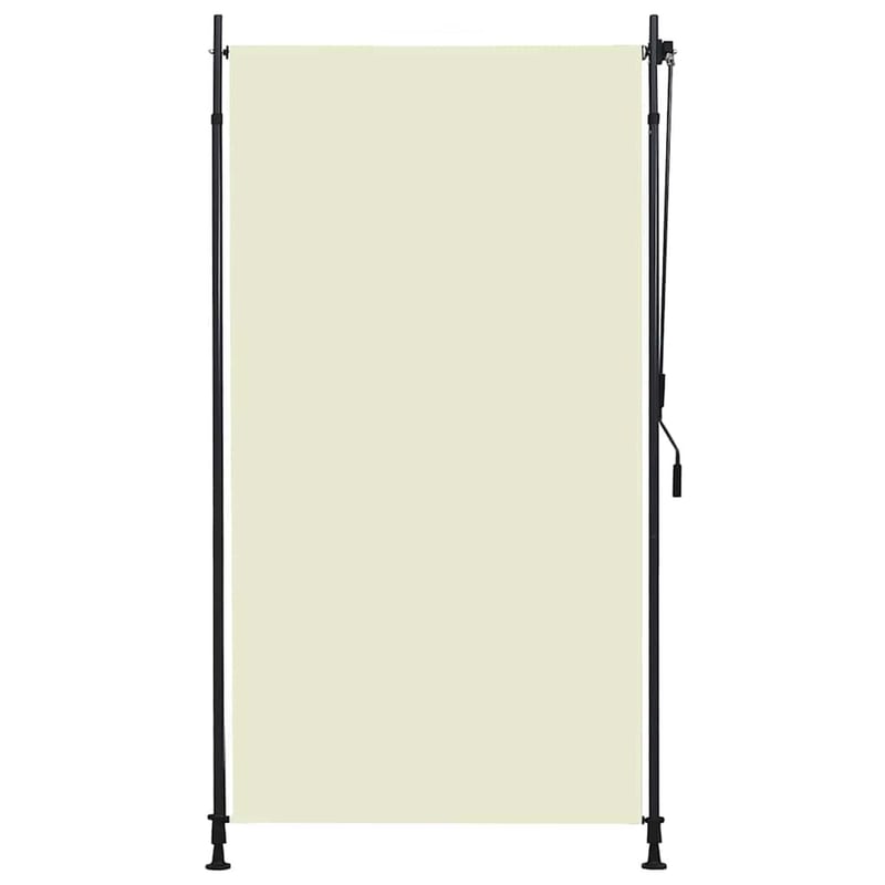 vidaXL krémszínű kültéri roló 120x270 cm