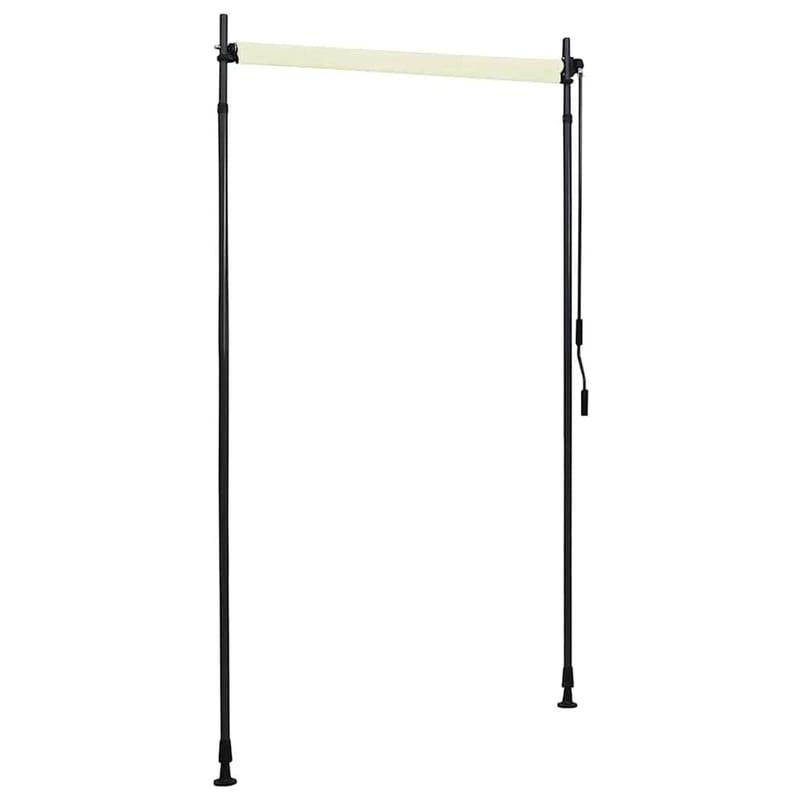vidaXL krémszínű kültéri roló 120x270 cm