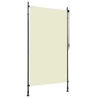 vidaXL krémszínű kültéri roló 120x270 cm 1