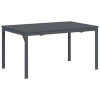 vidaXL vonkajší jedálenský stôl z ocele 210x90x73 cm antracitový záhradný stôl na terasu odolný voči poveternostným vplyvom, chýba návod na montáž 1