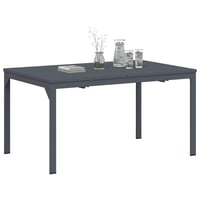 vidaXL vonkajší jedálenský stôl z ocele 210x90x73 cm antracitový záhradný stôl na terasu odolný voči poveternostným vplyvom, chýba návod na montáž 3