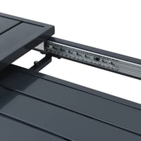 vidaXL vonkajší jedálenský stôl z ocele 210x90x73 cm antracitový záhradný stôl na terasu odolný voči poveternostným vplyvom, chýba návod na montáž 10