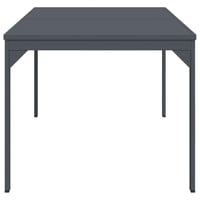 vidaXL vonkajší jedálenský stôl z ocele 210x90x73 cm antracitový záhradný stôl na terasu odolný voči poveternostným vplyvom, chýba návod na montáž 6