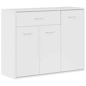 vidaXL príborník – vysoký lesk biela – 88x30x70 cm