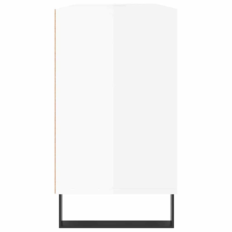 vidaXL Magasfényű Fehér Fürdőszobaszekrény 80x33x60 cm
