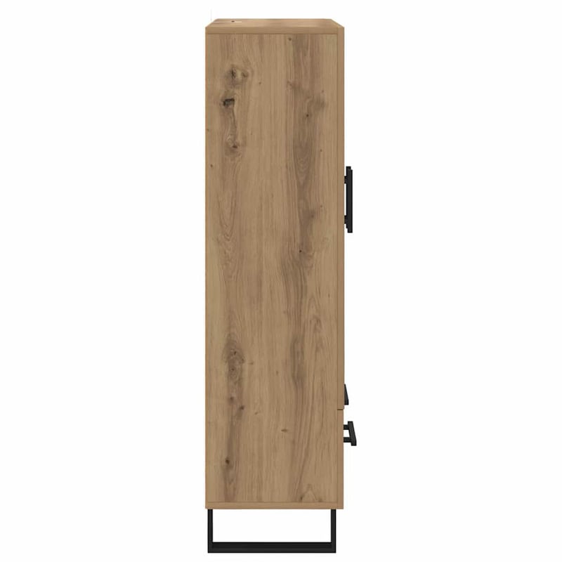 vidaXL Magasfiú fiókkal Artisan tölgy 69,5x30x115 cm