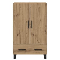 vidaXL Magasfiú fiókkal Artisan tölgy 69,5x30x115 cm 6