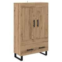 vidaXL Magasfiú fiókkal Artisan tölgy 69,5x31x115 cm 1